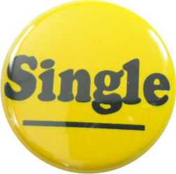 Single Button gelb